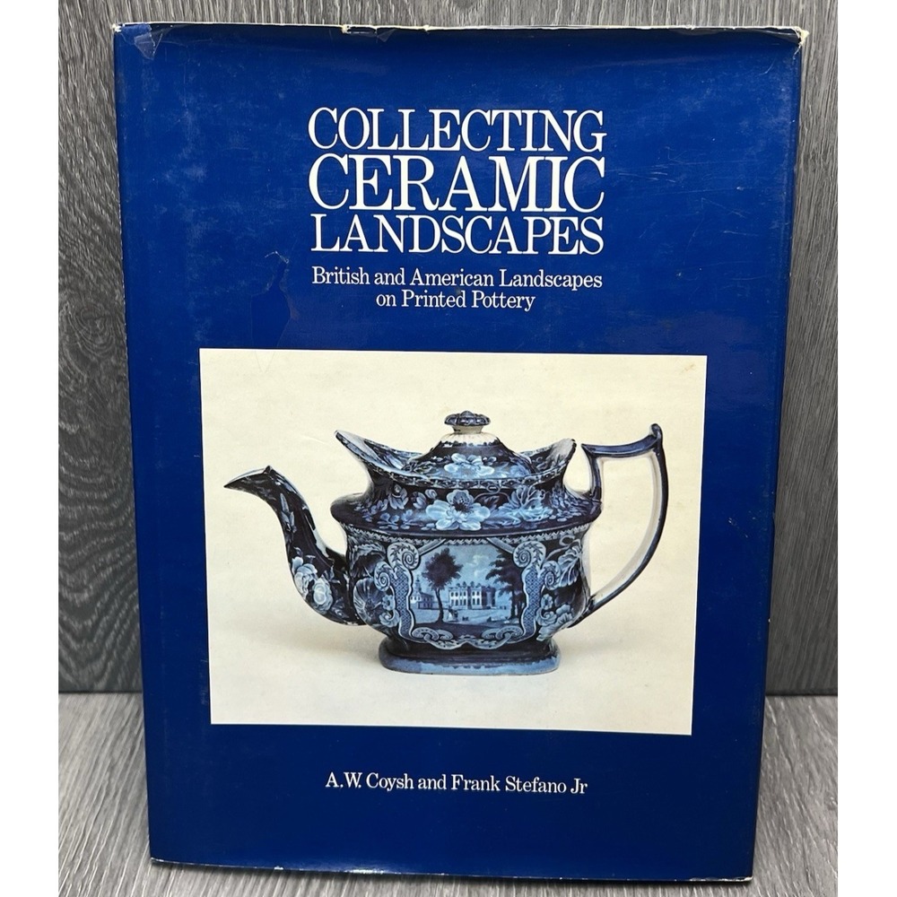 Collecting Ceramic Landscapes British American Pottery Book Coysh 1981 Hardcover